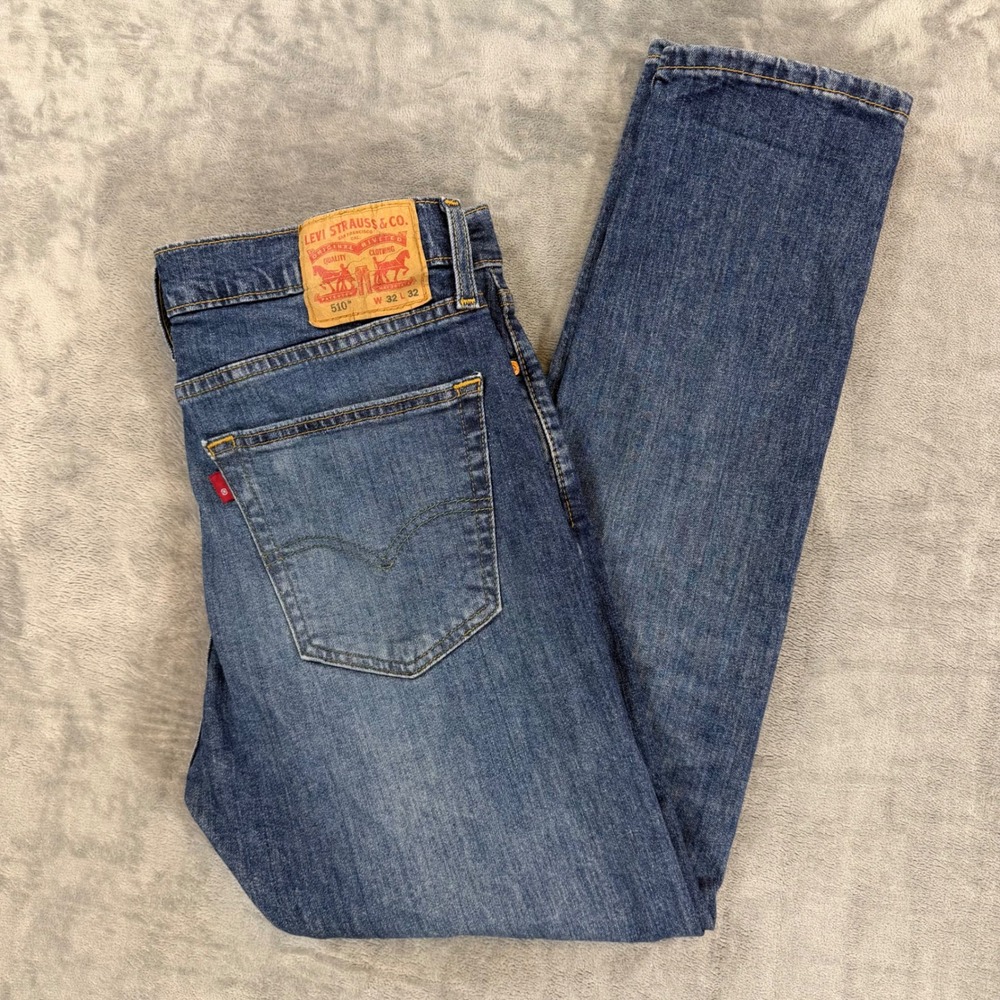 Levi's 510 Extreme Skinny Jeans Men's Size 32x32 Blue Medium Wash